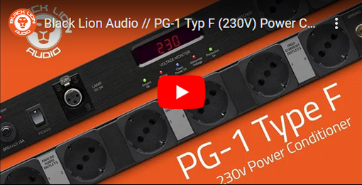 Youtube - Black Lion Audio PG-1 Typ F Power Conditioner