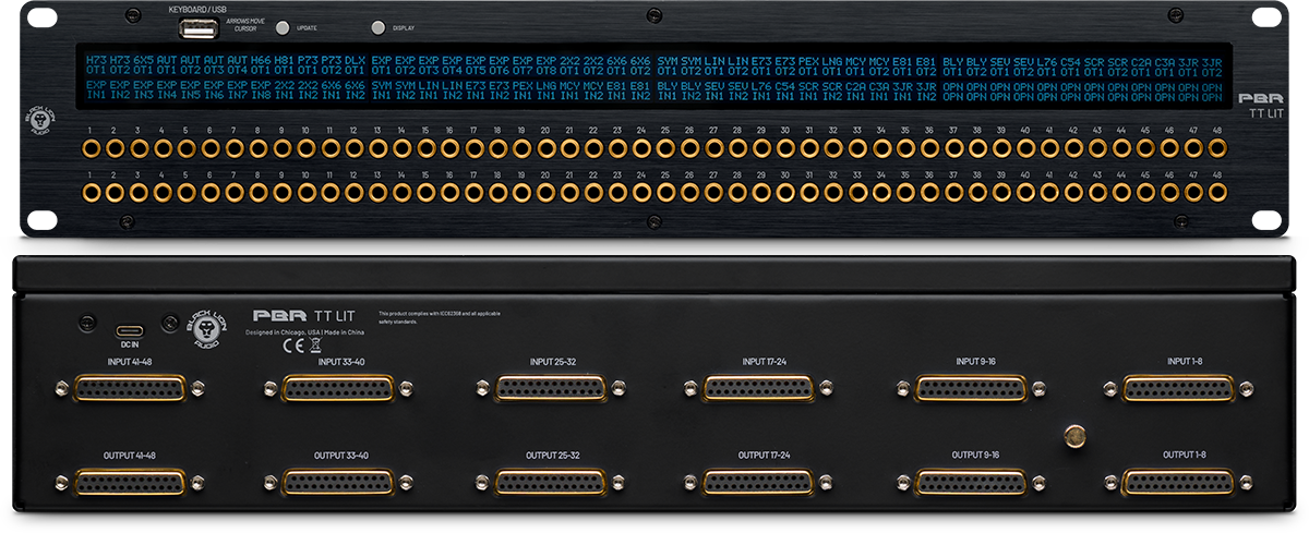 Geräteansicht PBR TT LIT Vorder- und Rückseite
